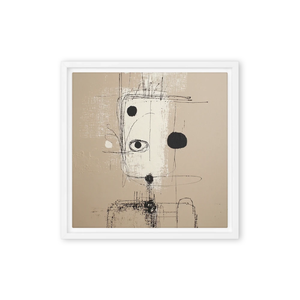 Minimalist Abstract Face | Art Print