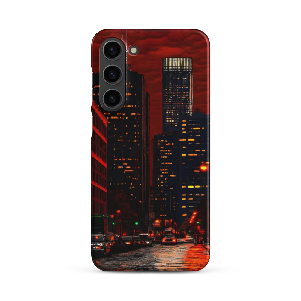 Crimson City Nocturne | Phone Case