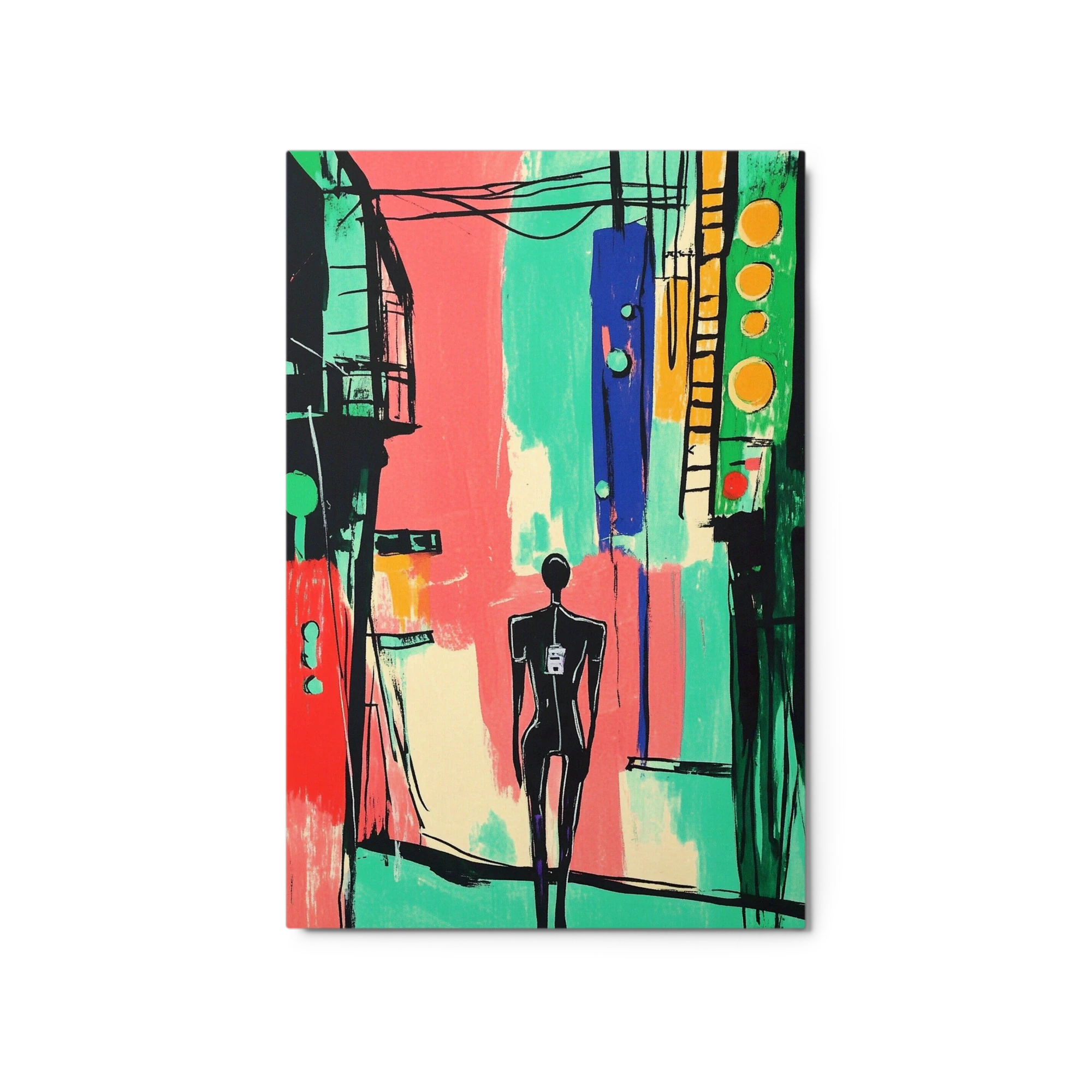 Abstract Urban Figure