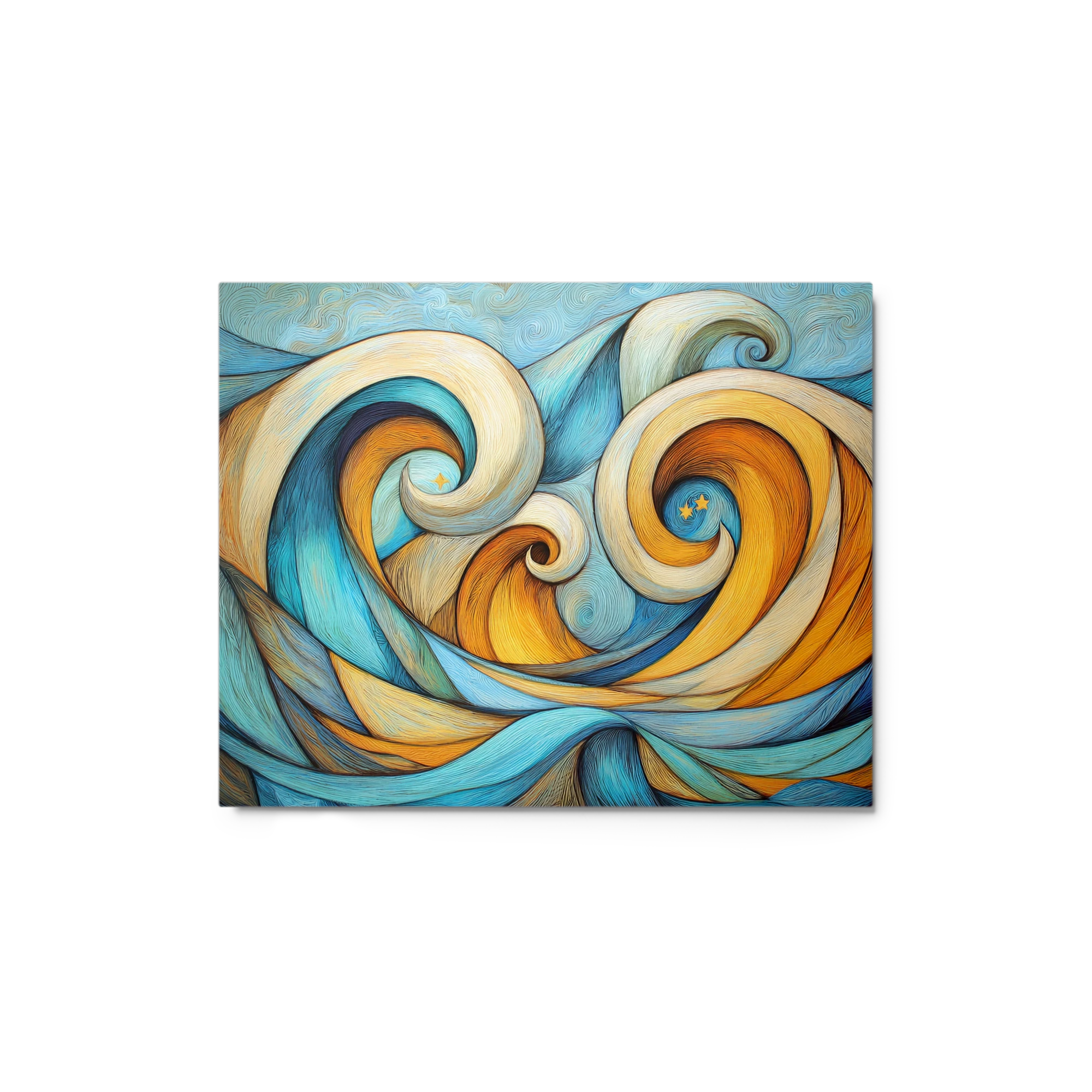 Swirling Waves at Night