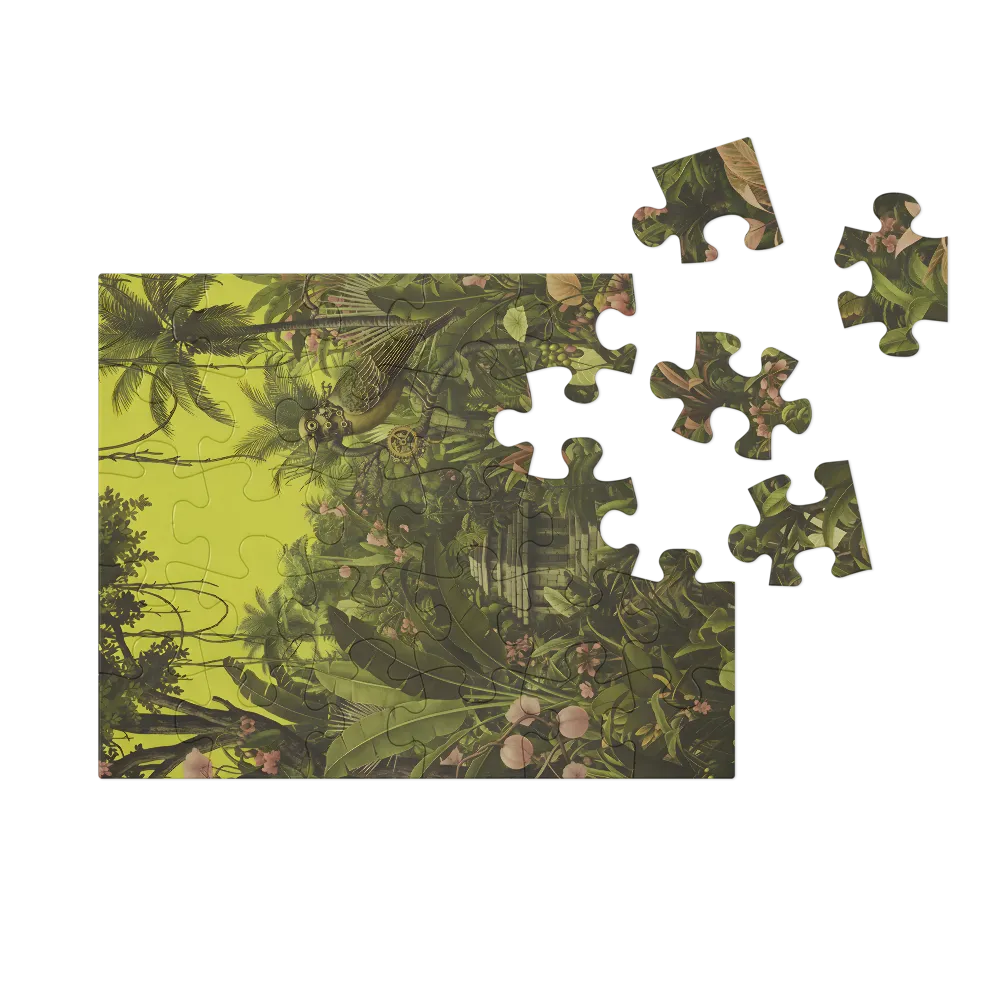 Sentinela Mecânica Selva 
 Puzzle em caixa de metal