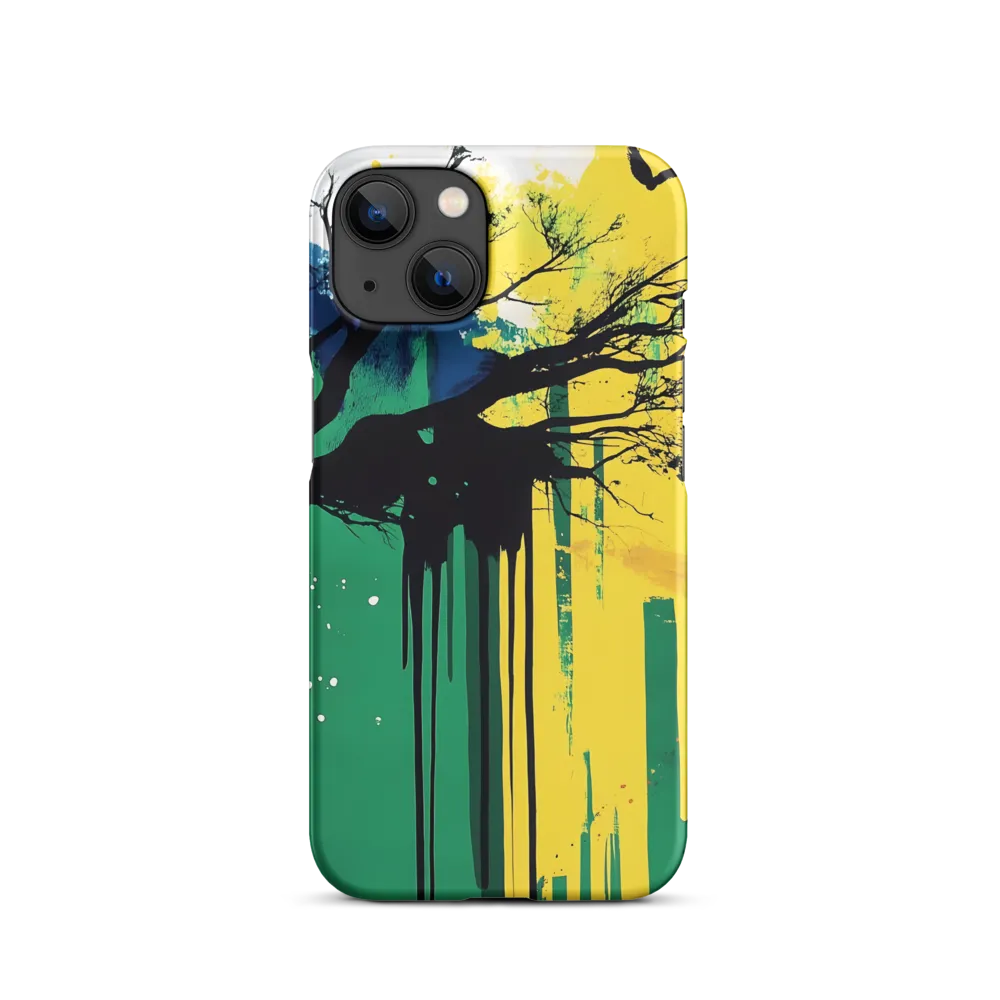 Abstract Tree with Birds Design | Phone Case