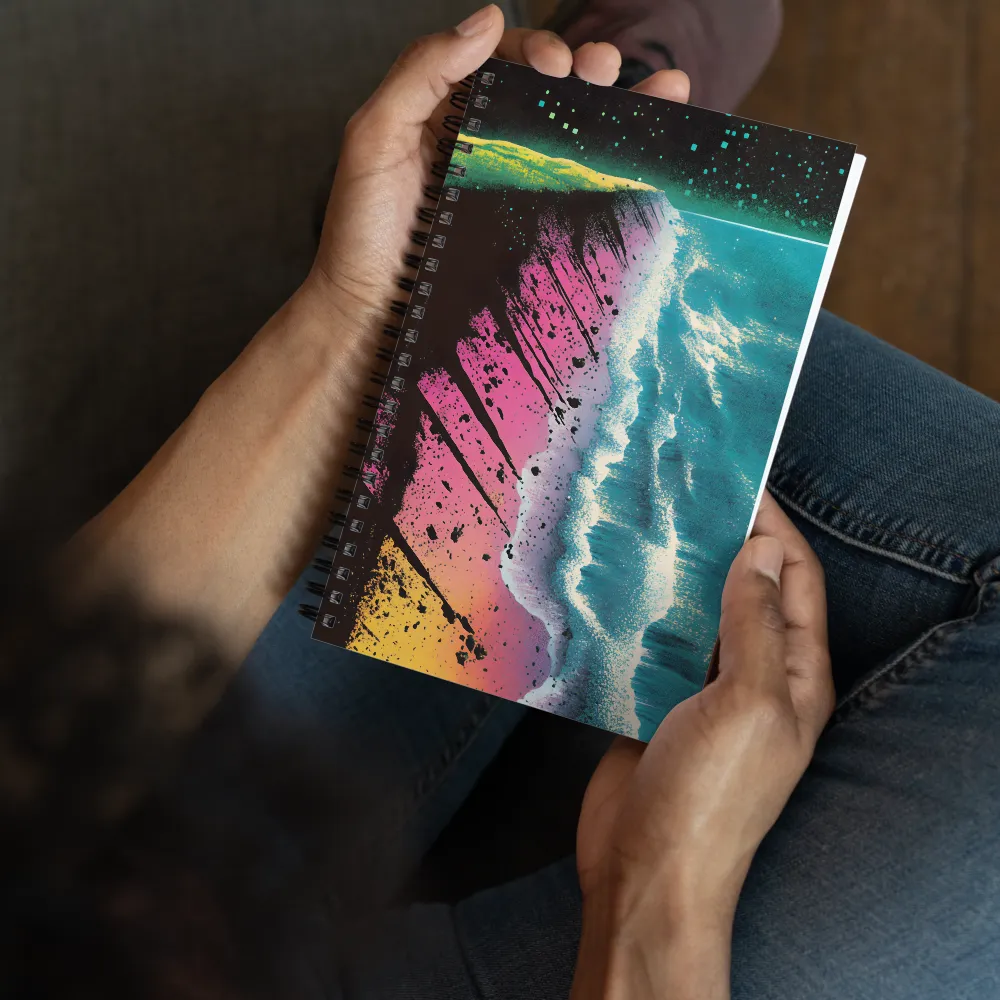 Cosmic Cliffside Dream 
 Spiral Notebook | 140 pages
