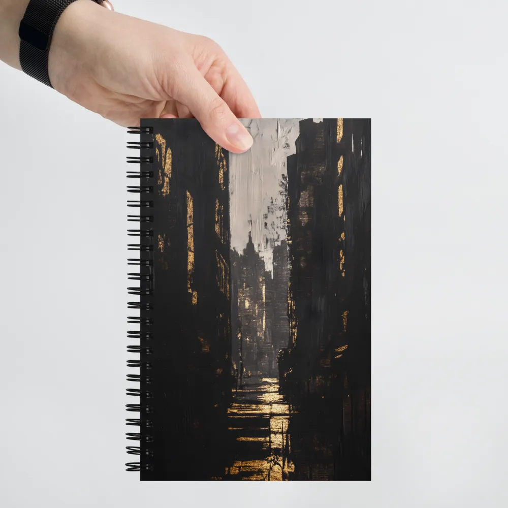 Golden City Night 
 Spiral Notebook | 140 pages