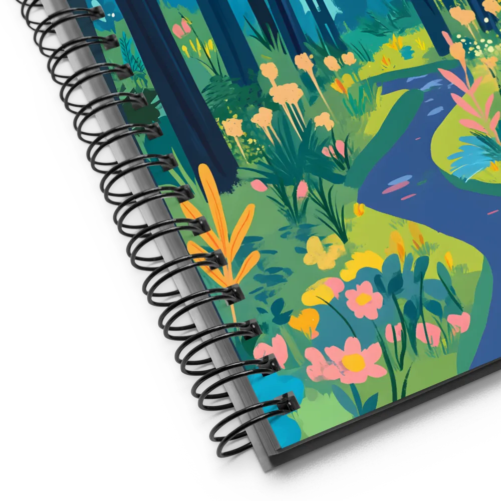 Enchanted Forest Path 
 Spiral Notebook | 140 pages