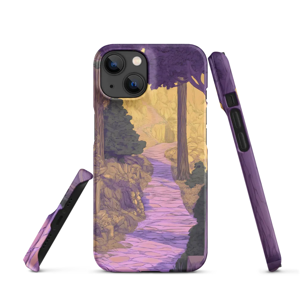Surreal Pathway in Purple Landscape | Phone Case