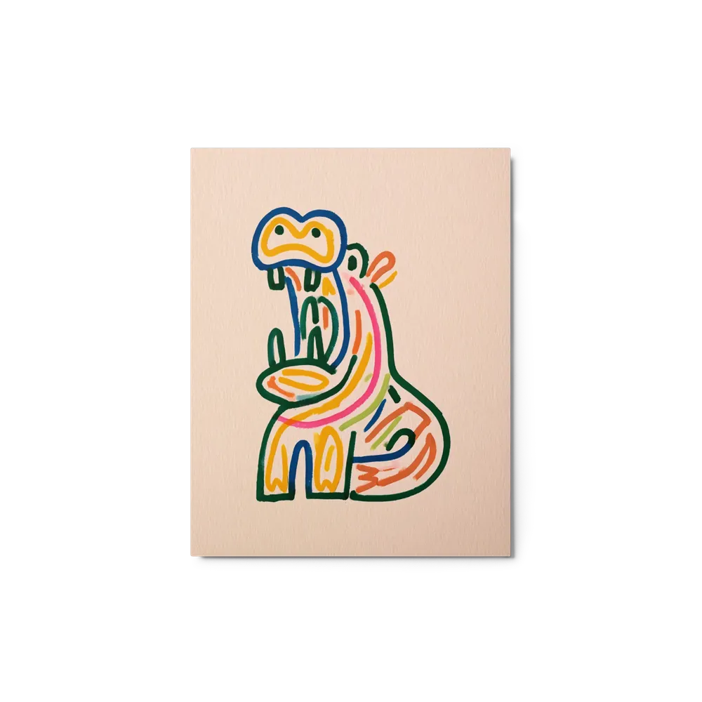 The Happy Hippo | Art Print