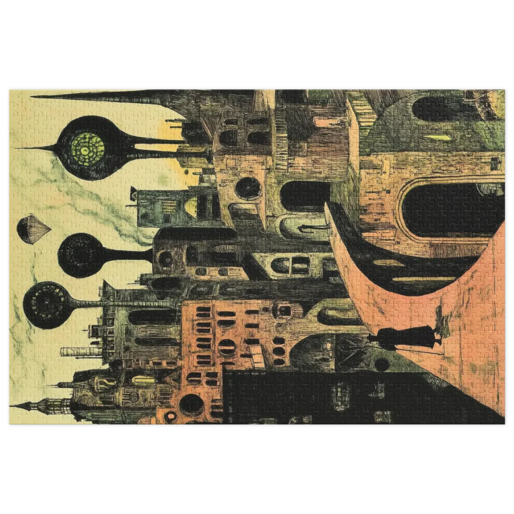 Viagem por uma Cidade Fantástica 
 Puzzle em caixa de metal