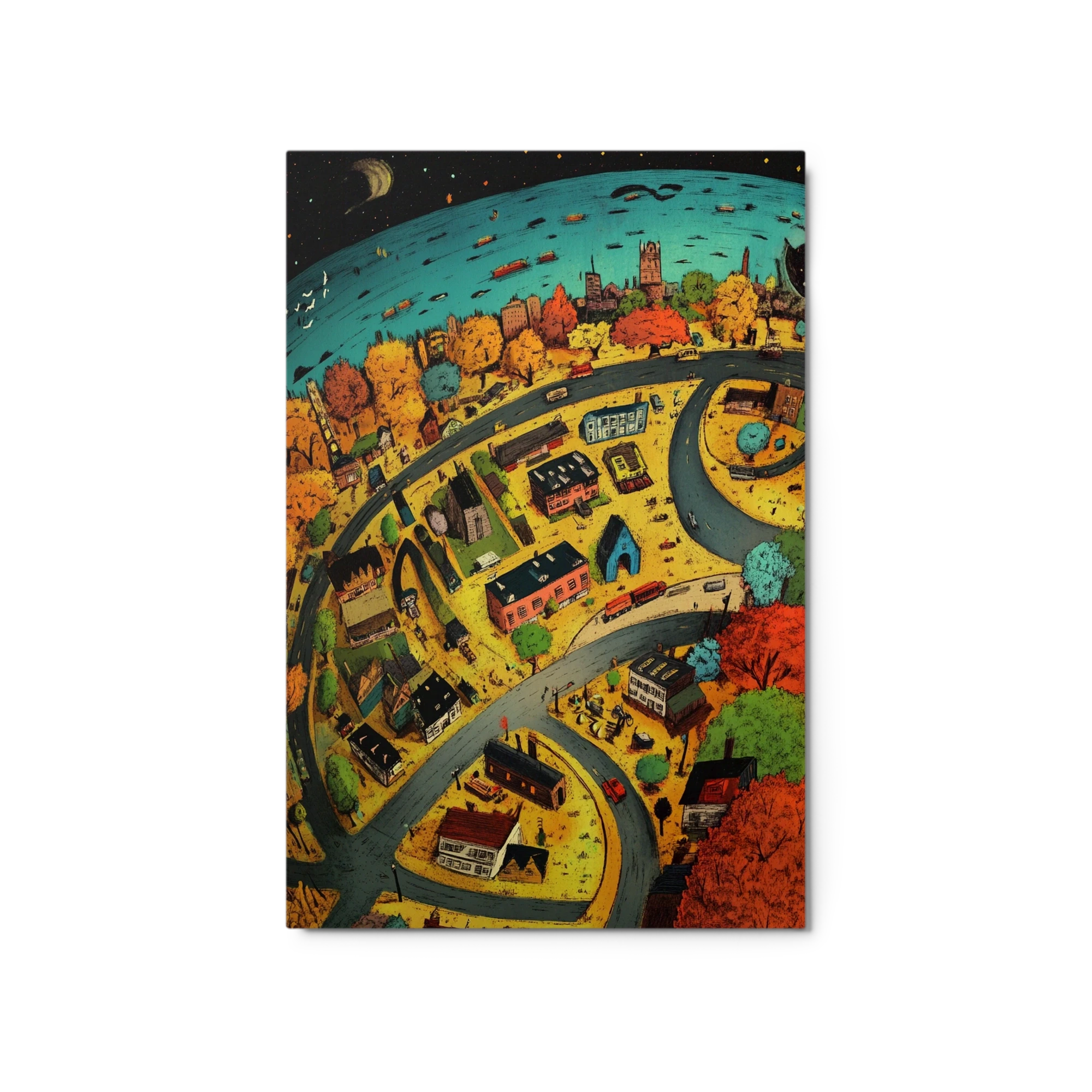 Curving Cityscape
