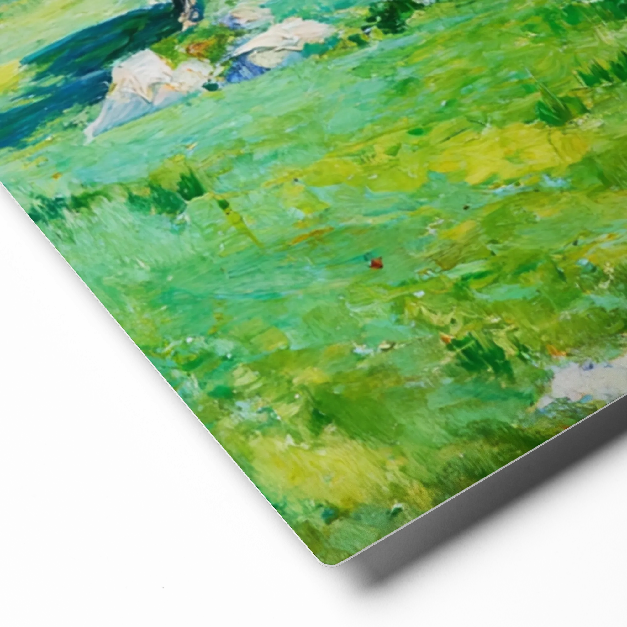 Verdant Riverside Impressions | Art Print