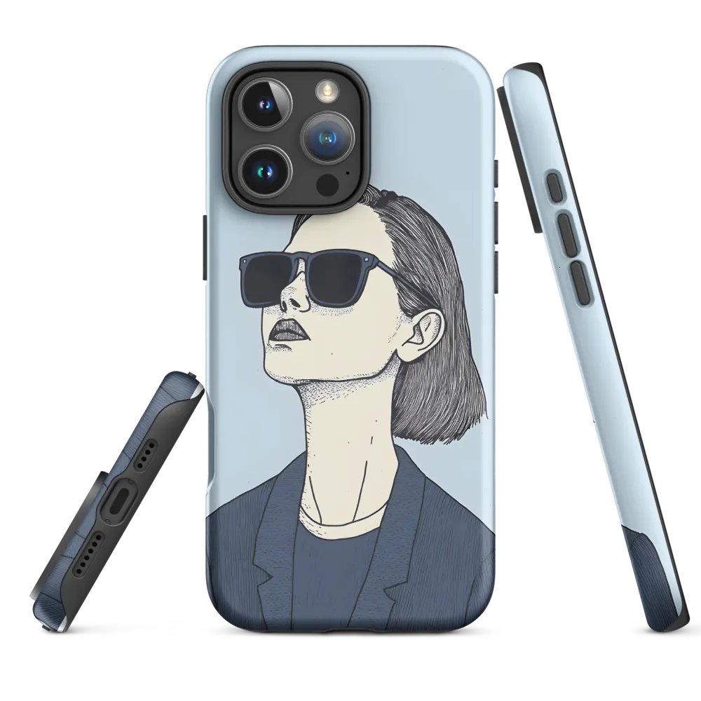 Woman in Sunglasses Illustration