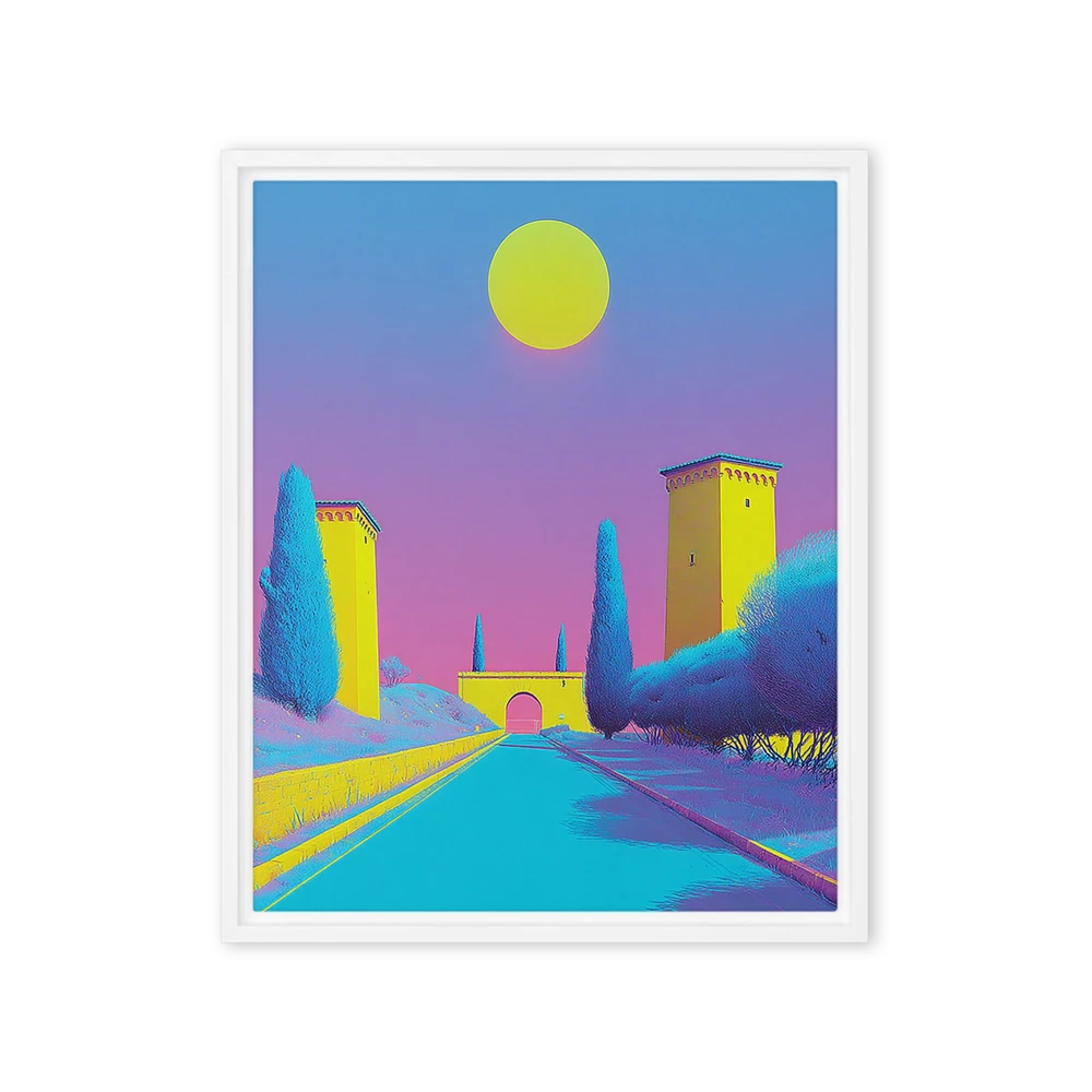 Golden Gate in Magenta Dawn | Art Print
