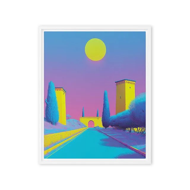 Golden Gate in Magenta Dawn | Art Print