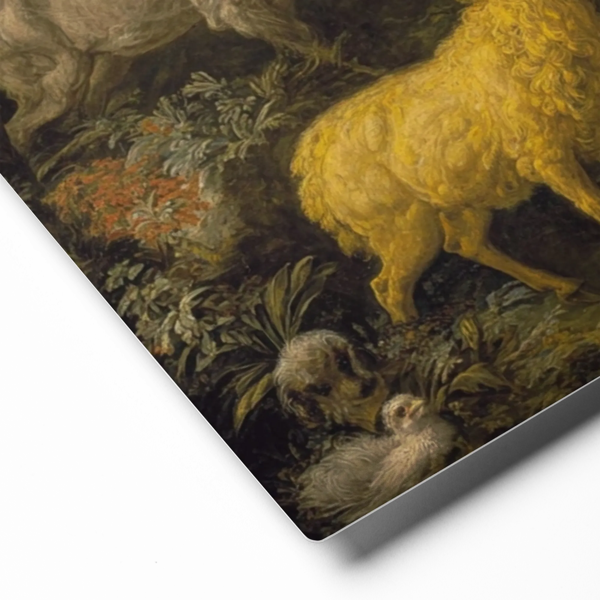 The Golden Ram and Stag | Art Print