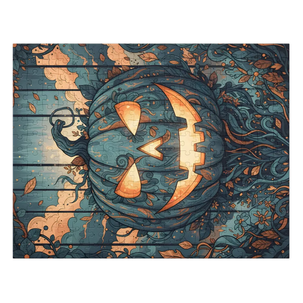 Botanical Jack-o'-Lantern | Jigsaw Puzzles