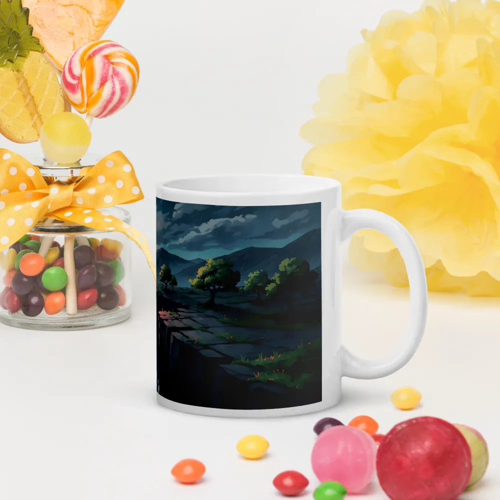 Sunset Rift 
 Mug with Red inside | 15 oz
