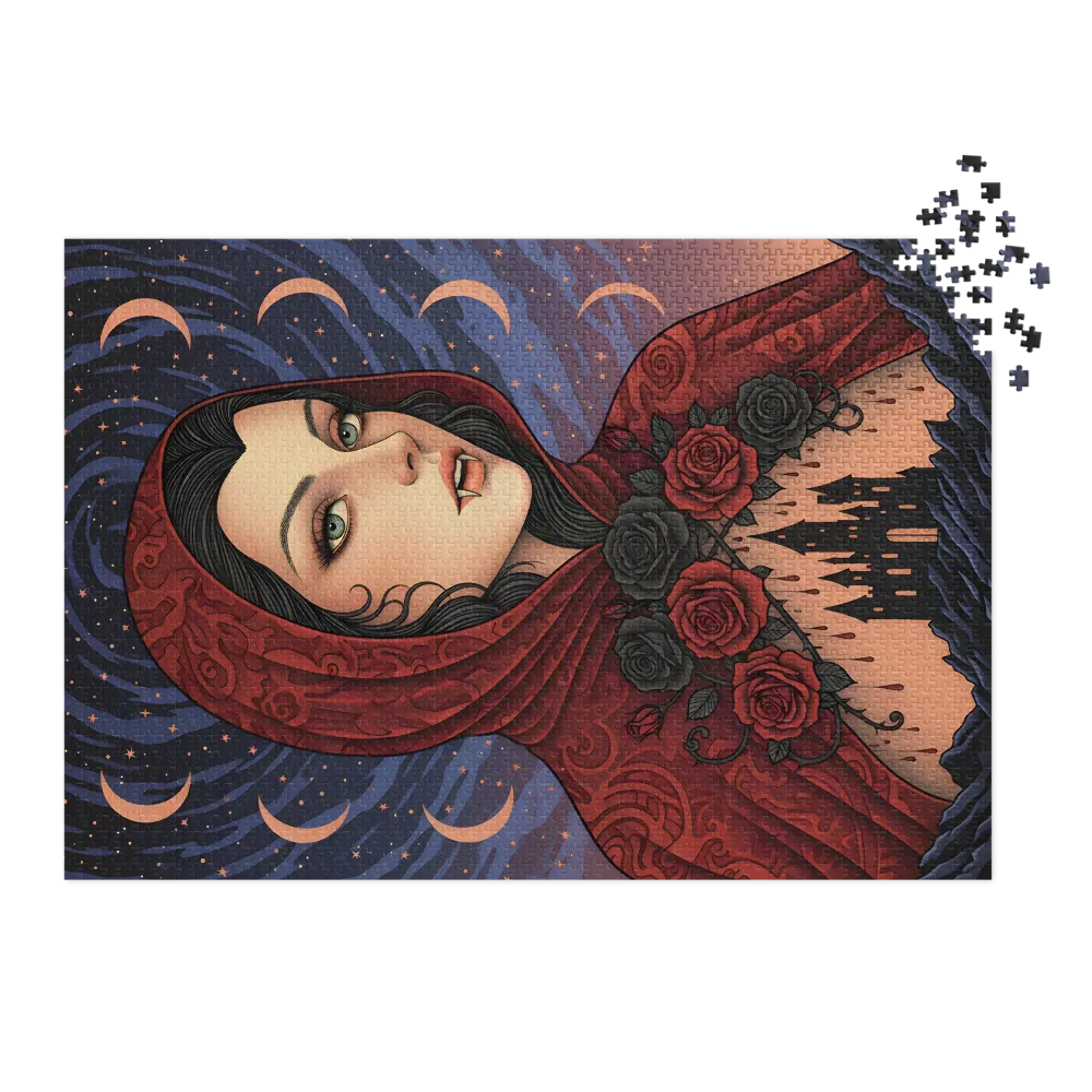 Crimson Hood Vampire | Jigsaw Puzzles