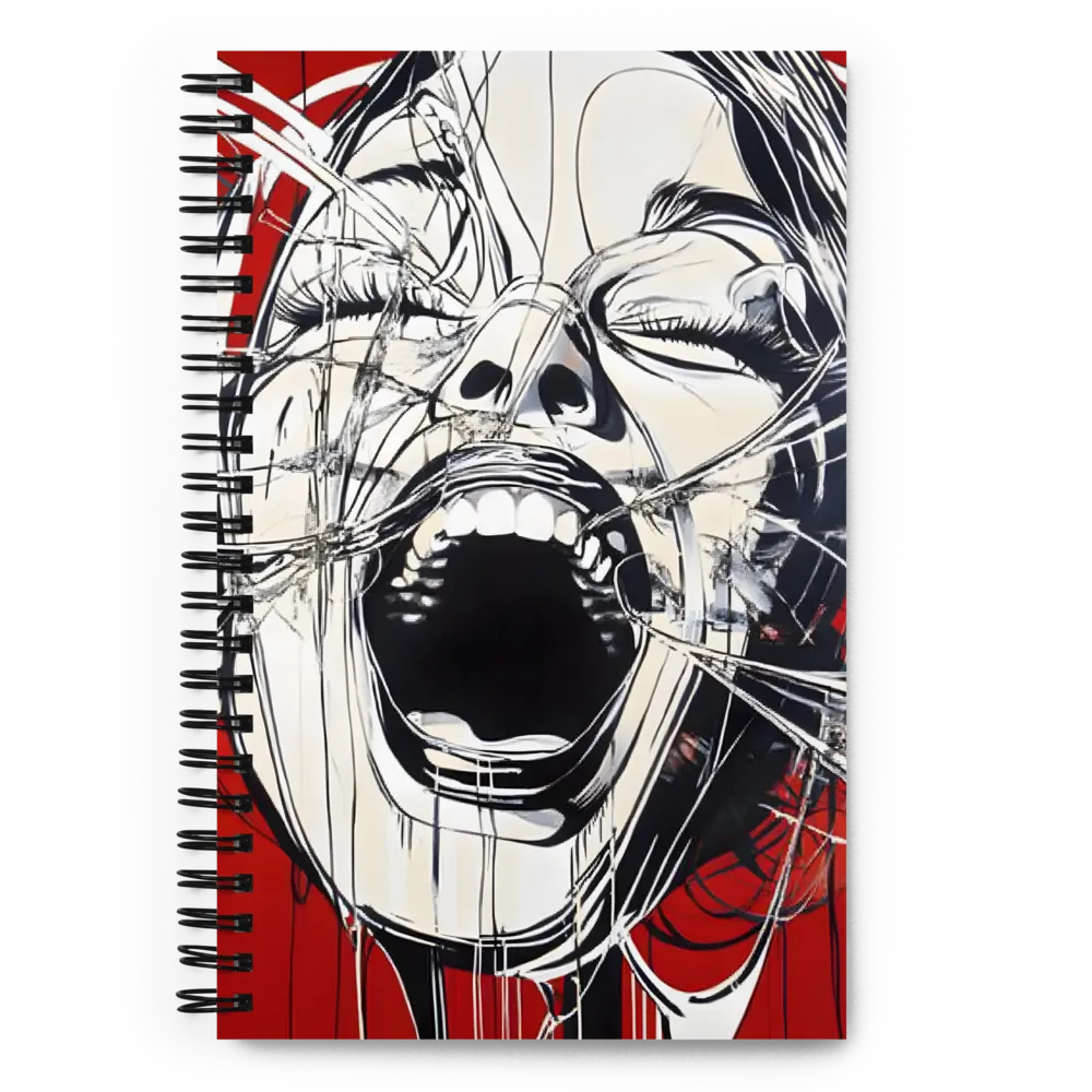 Shattered Scream 
 Spiral Notebook | 140 pages