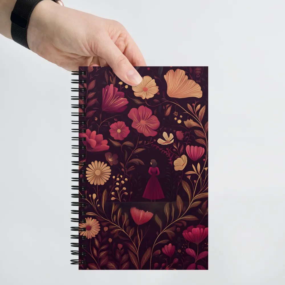 The Floral Enchantress 
 Spiral Notebook | 140 pages