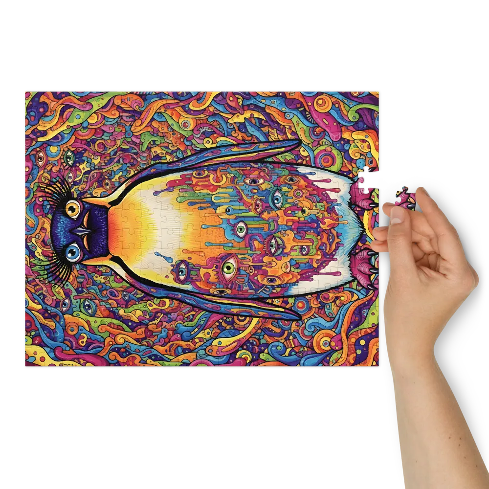 Psychedelic Penguin | Jigsaw Puzzles