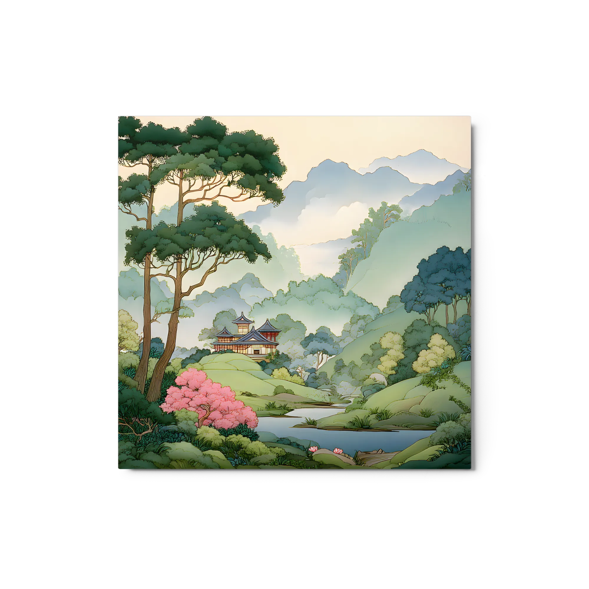 Serene Mountain Pagoda