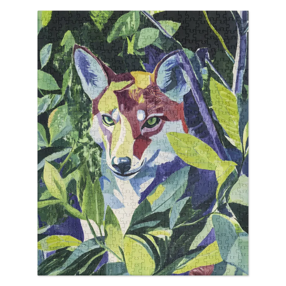 Wild Fox Portrait 
 Jigsaw Puzzle