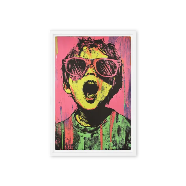 Neon Scream | Art Print