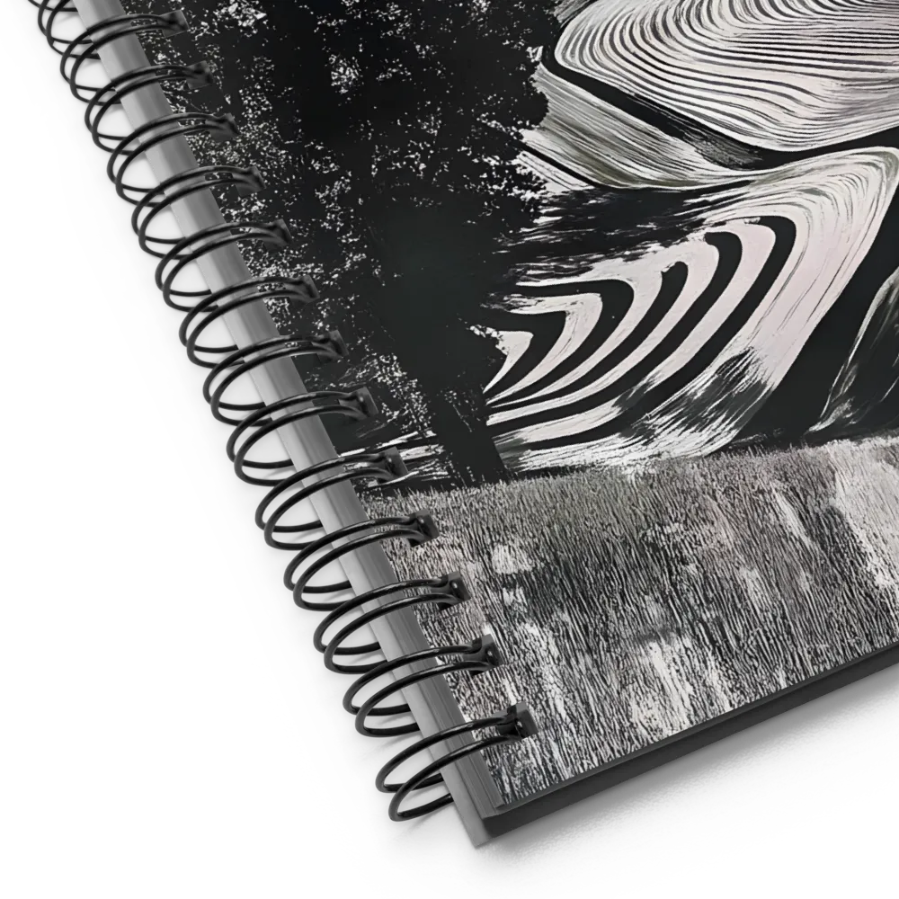 Contoured Fields Horizon 
 Spiral Notebook | 140 pages