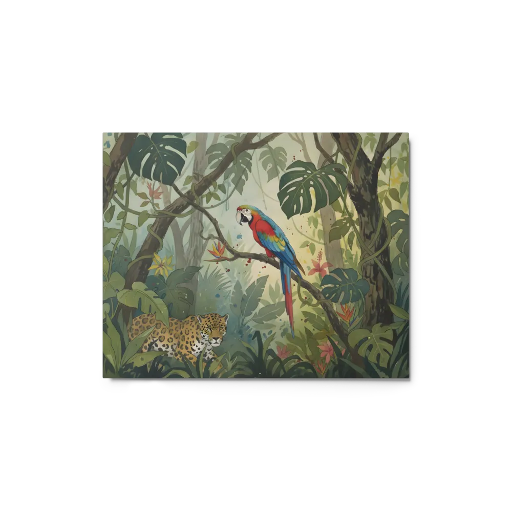 Jungle Canopy Encounter 
 Canvas | 18″x 26″