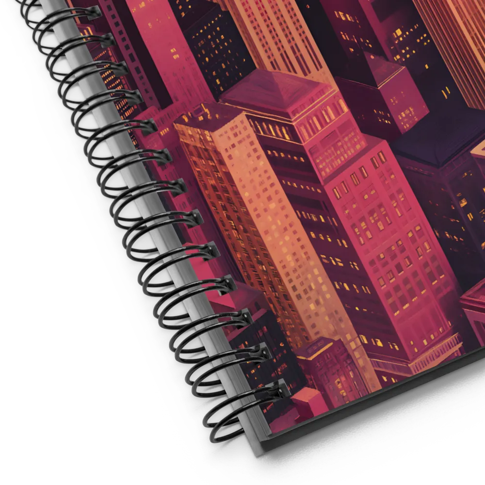 Urban Glow 
 Spiral Notebook | 140 pages