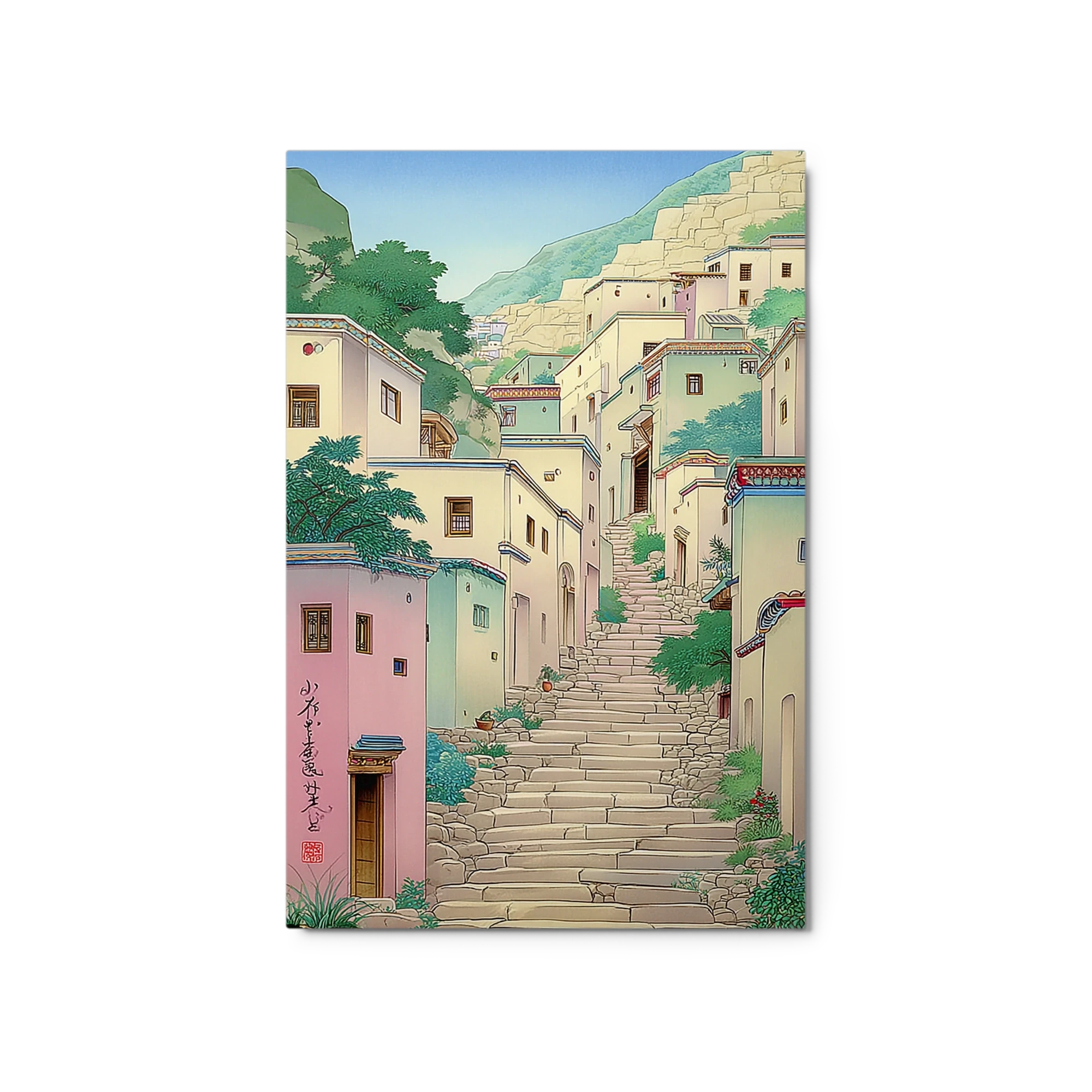Steps to the Hillside Village
