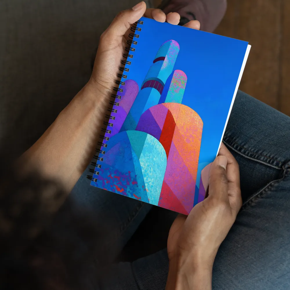 Chromatic Cityscape 
 Spiral Notebook | 140 pages