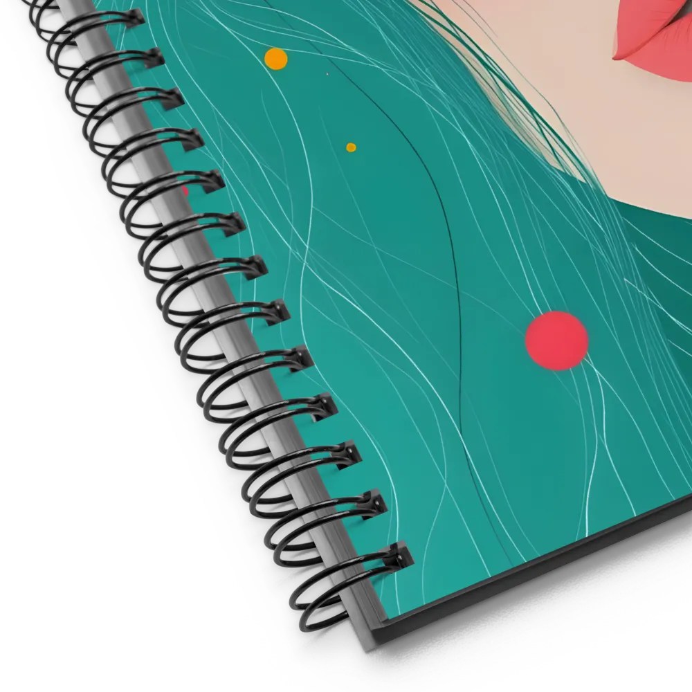 Teal Gaze 
 Spiral Notebook | 140 pages