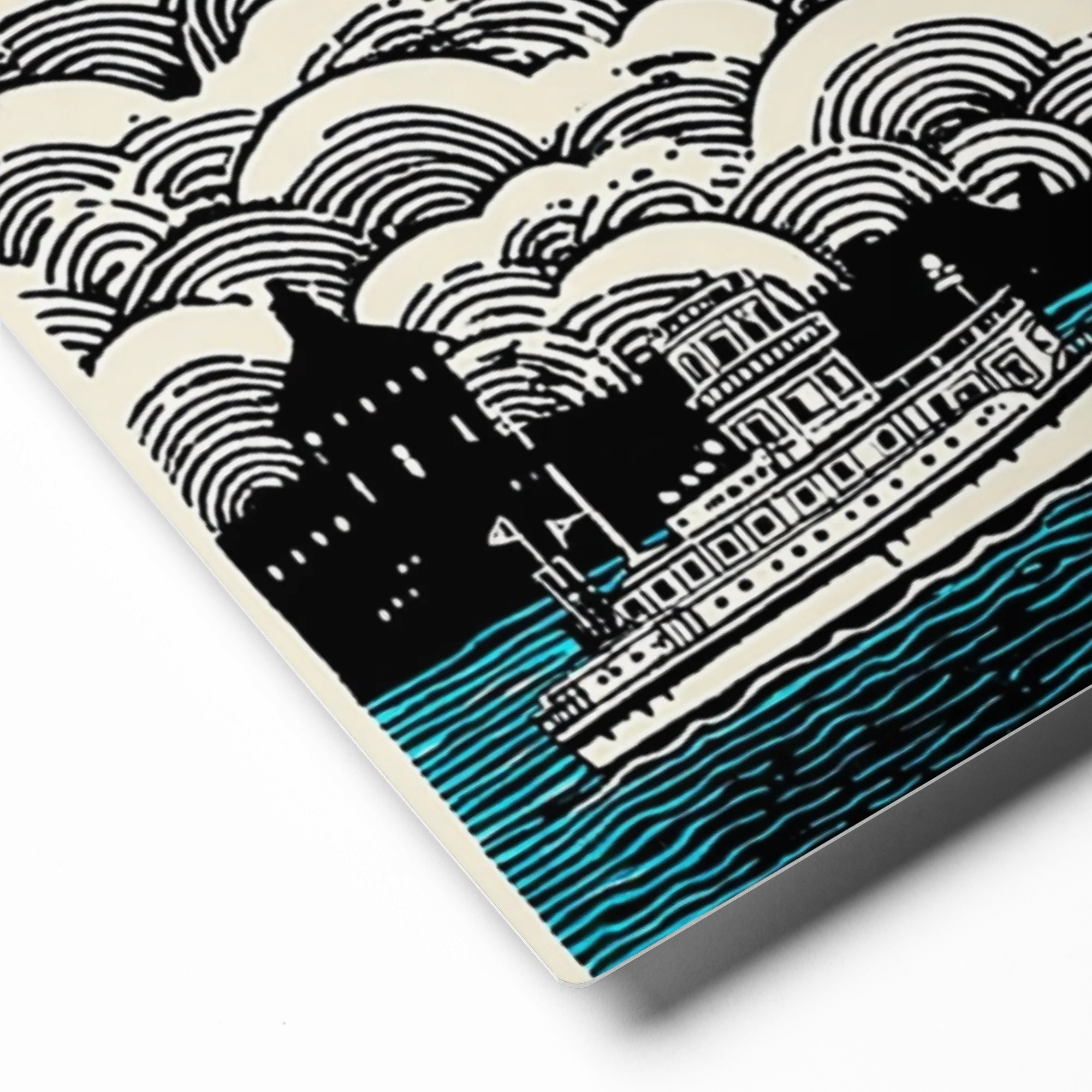 The Phantom Over the Harbor | Art Print
