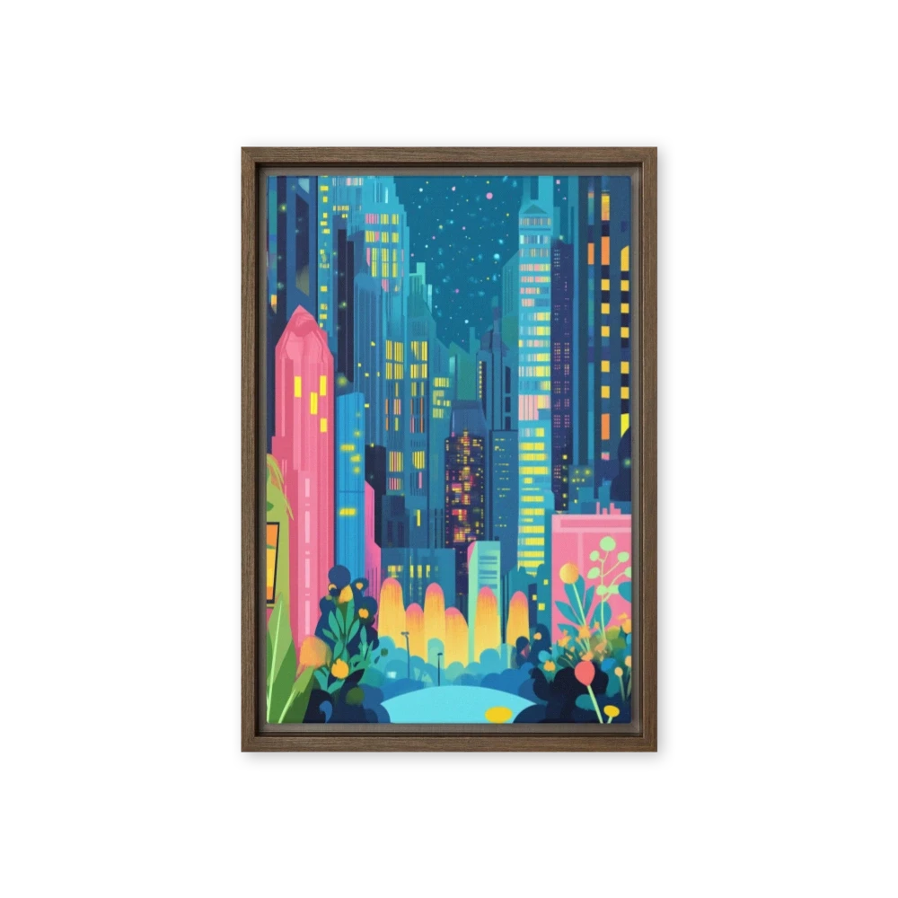 Colorful Cityscape Illustration