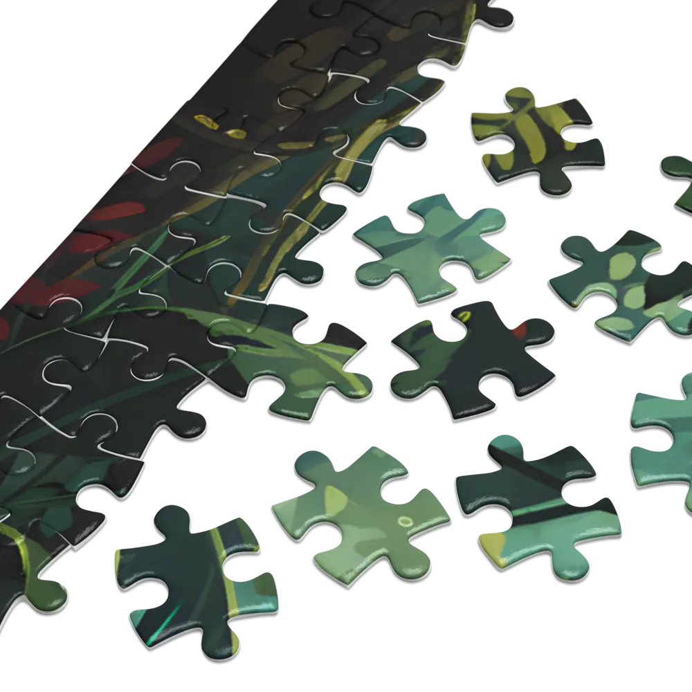 Whispering Canopy 
 Jigsaw Puzzle in Tin Box