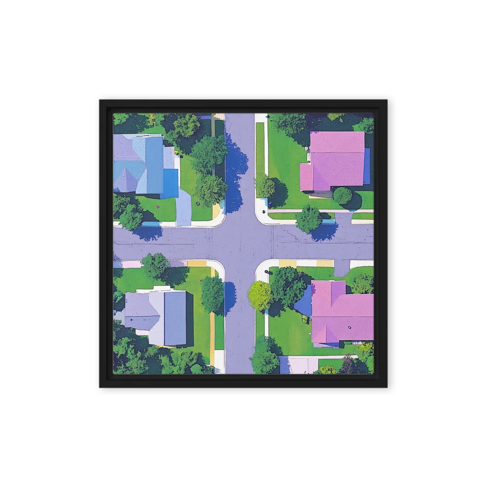 Suburban Intersection | Art Print