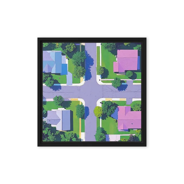 Suburban Intersection | Art Print