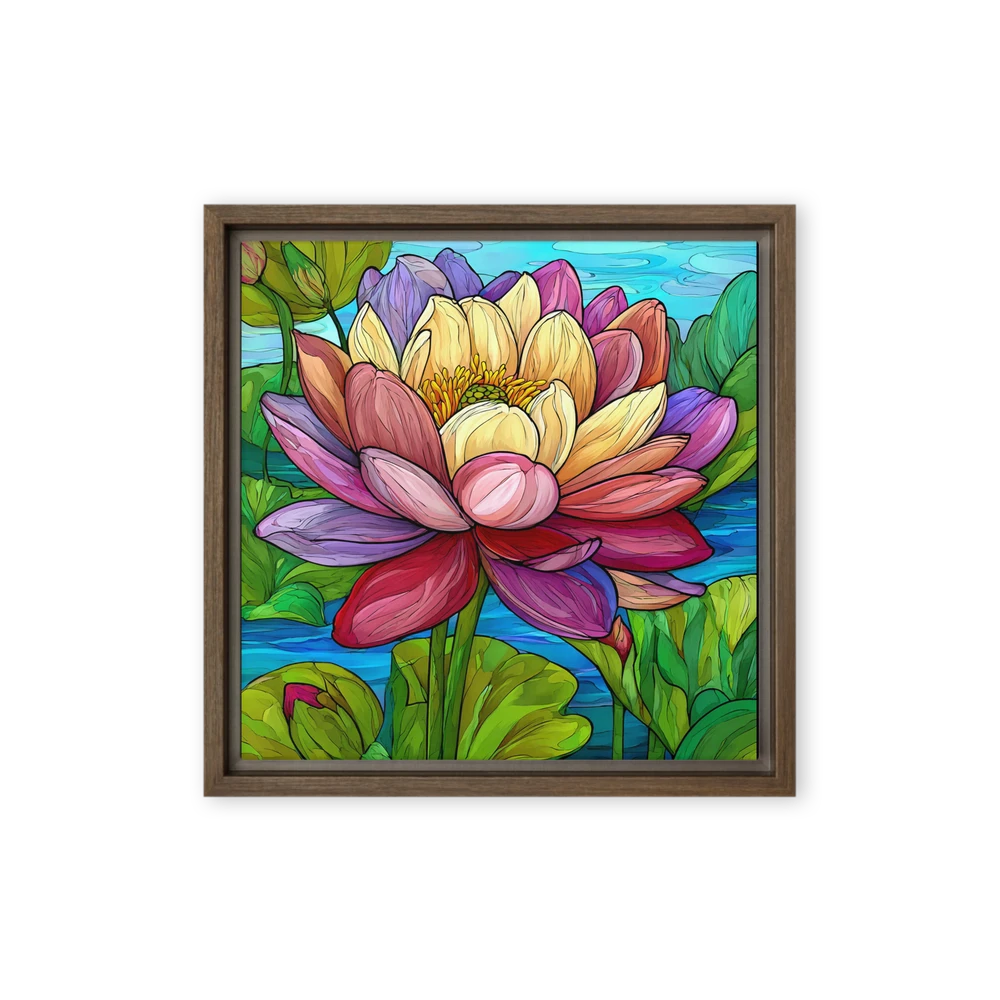 Luminous Lotus in Bloom | Art Print