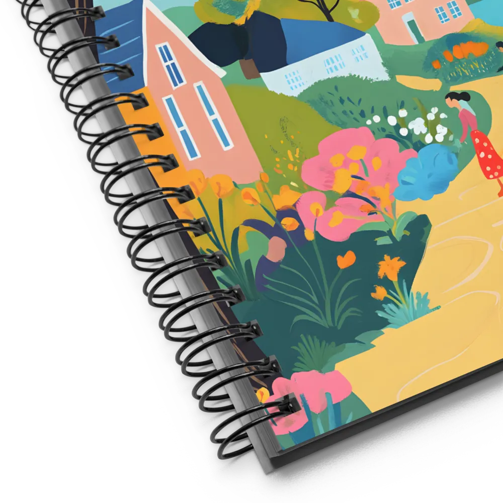 Lakeside Village Stroll 
 Spiral Notebook | 140 pages