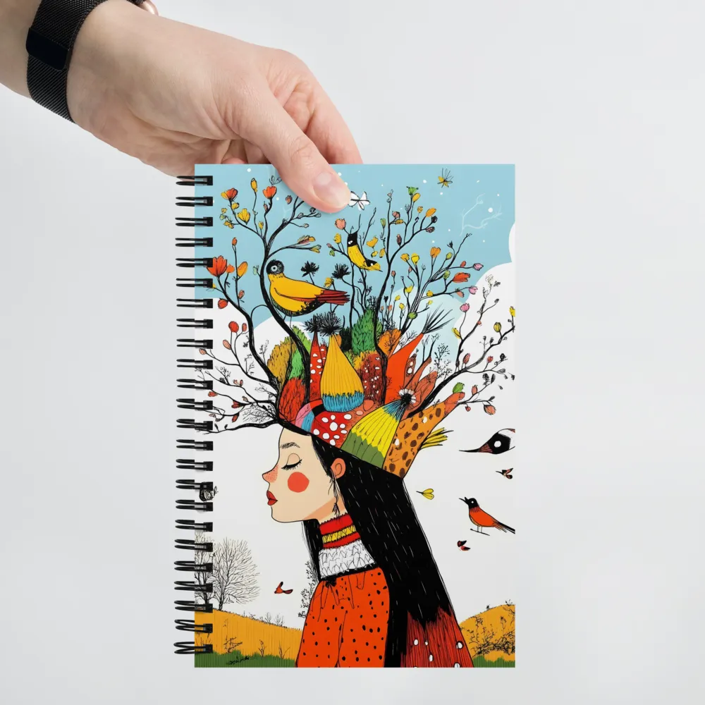 Whimsical Nature Spirit 
 Spiral Notebook | 140 pages