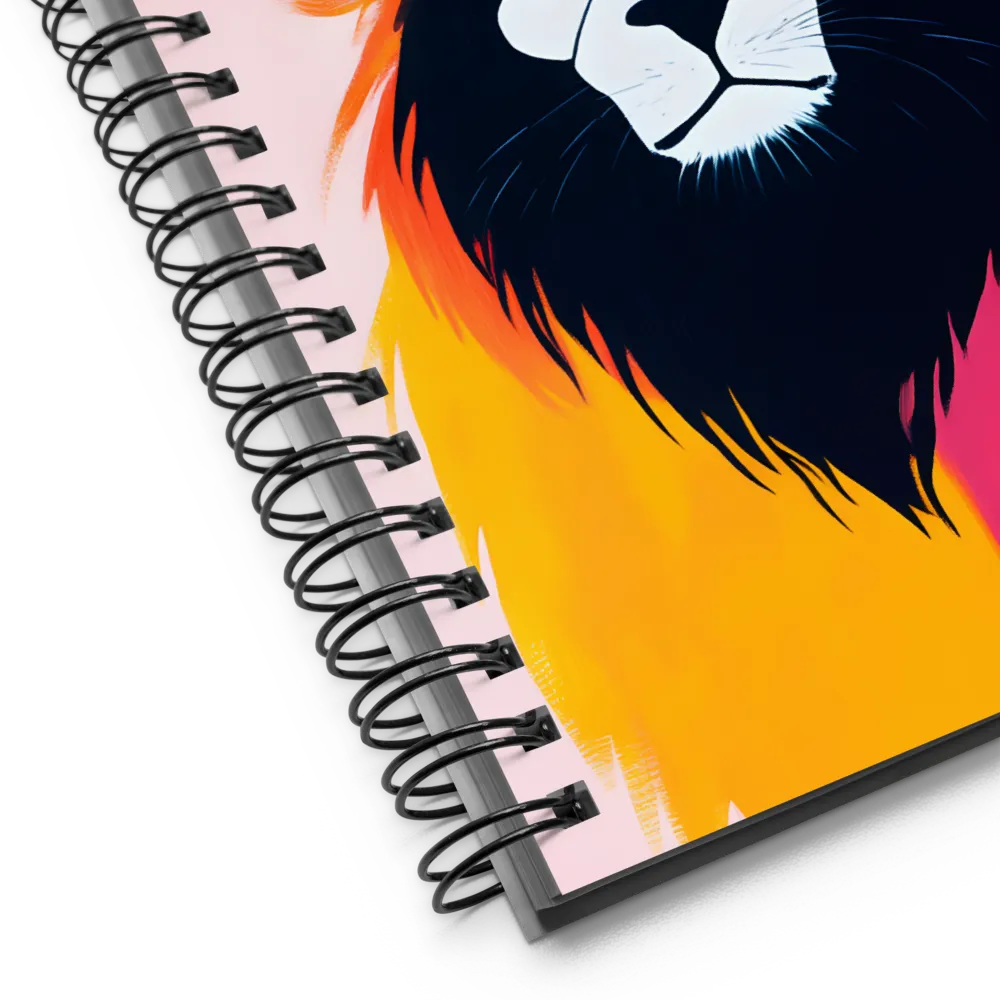 The Floral Lion 
 Spiral Notebook | 140 pages