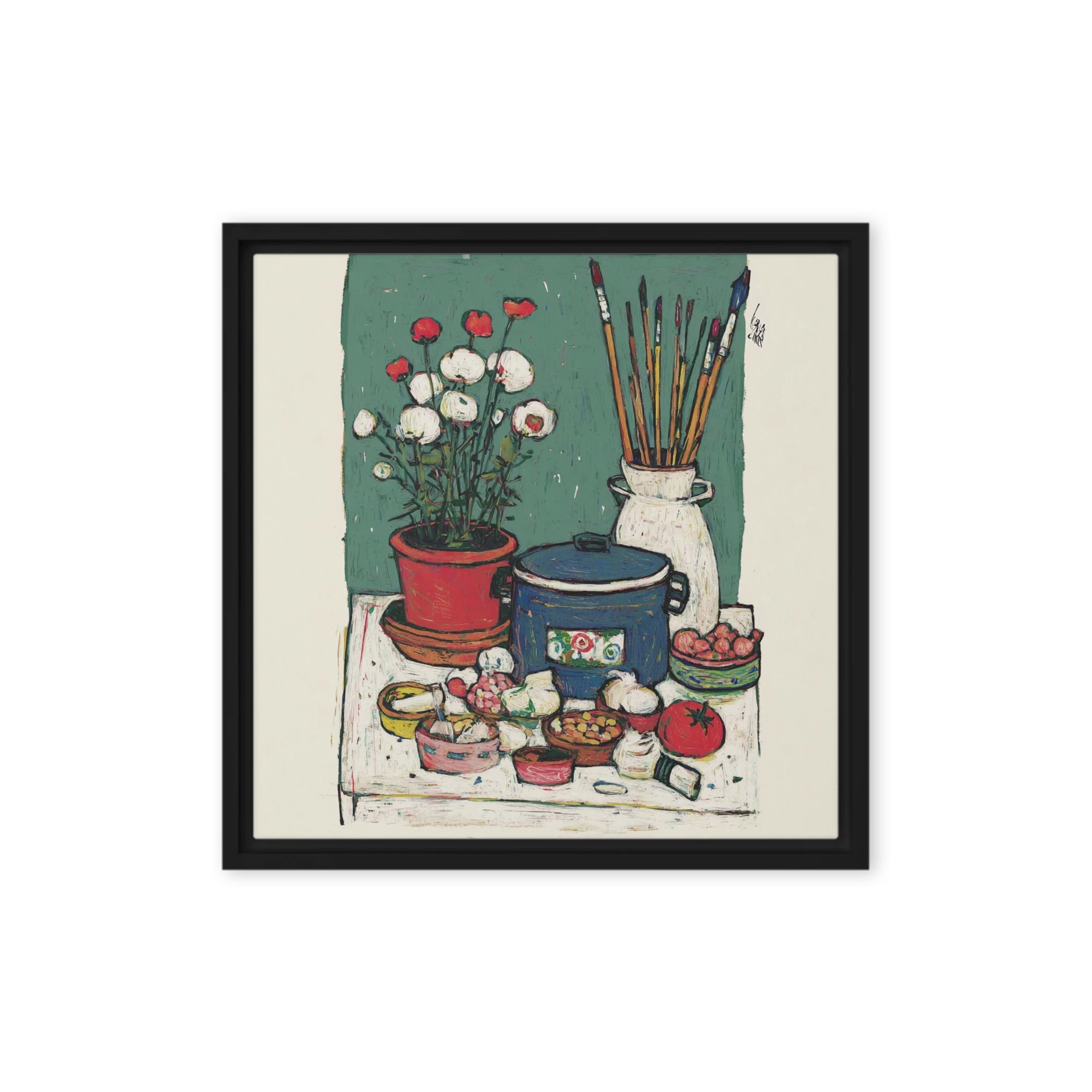 Artist Studio Still Life | Art Print