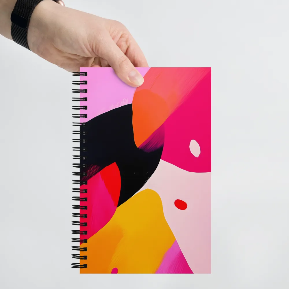 Luminous Abstract Flow 
 Spiral Notebook | 140 pages