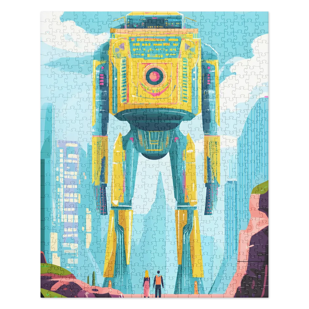 Colossus of Tomorrow 
 Jigsaw Puzzle in Tin Box