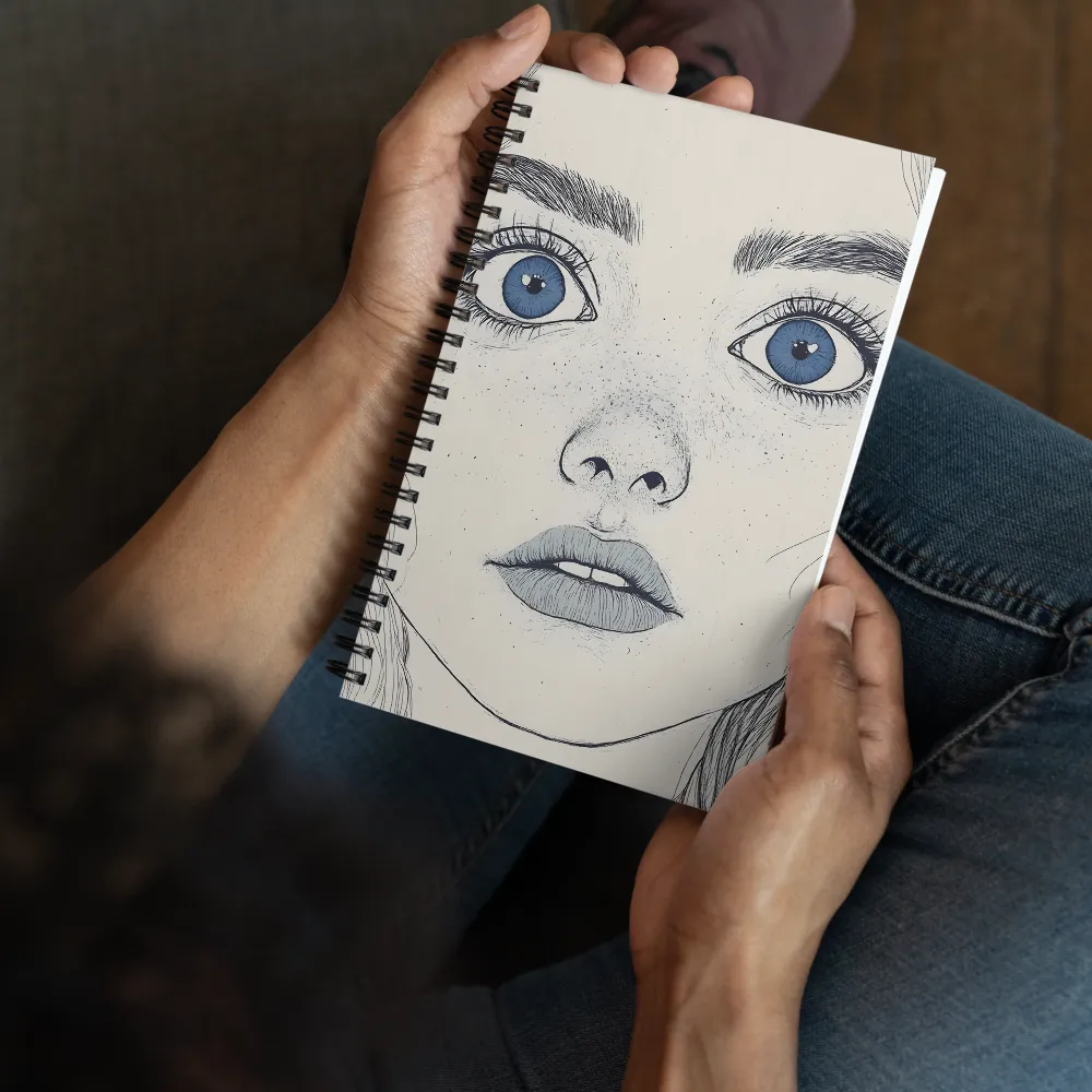 Intense Gaze 
 Spiral Notebook | 140 pages