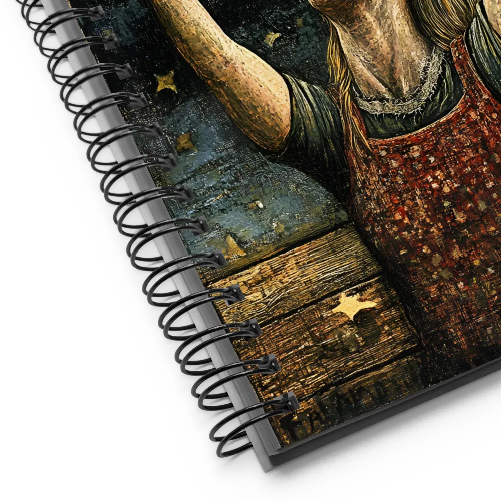 Woman's Celestial Ecstasy 
 Spiral Notebook | 140 pages