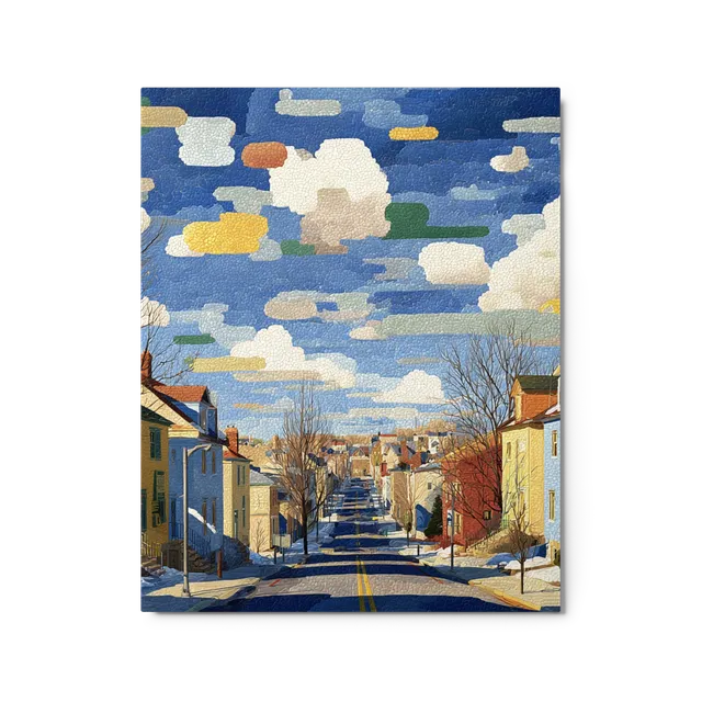 Winter City Mosaic | Art Print