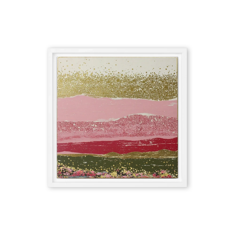 Strata of Rose and Gold | Art Print