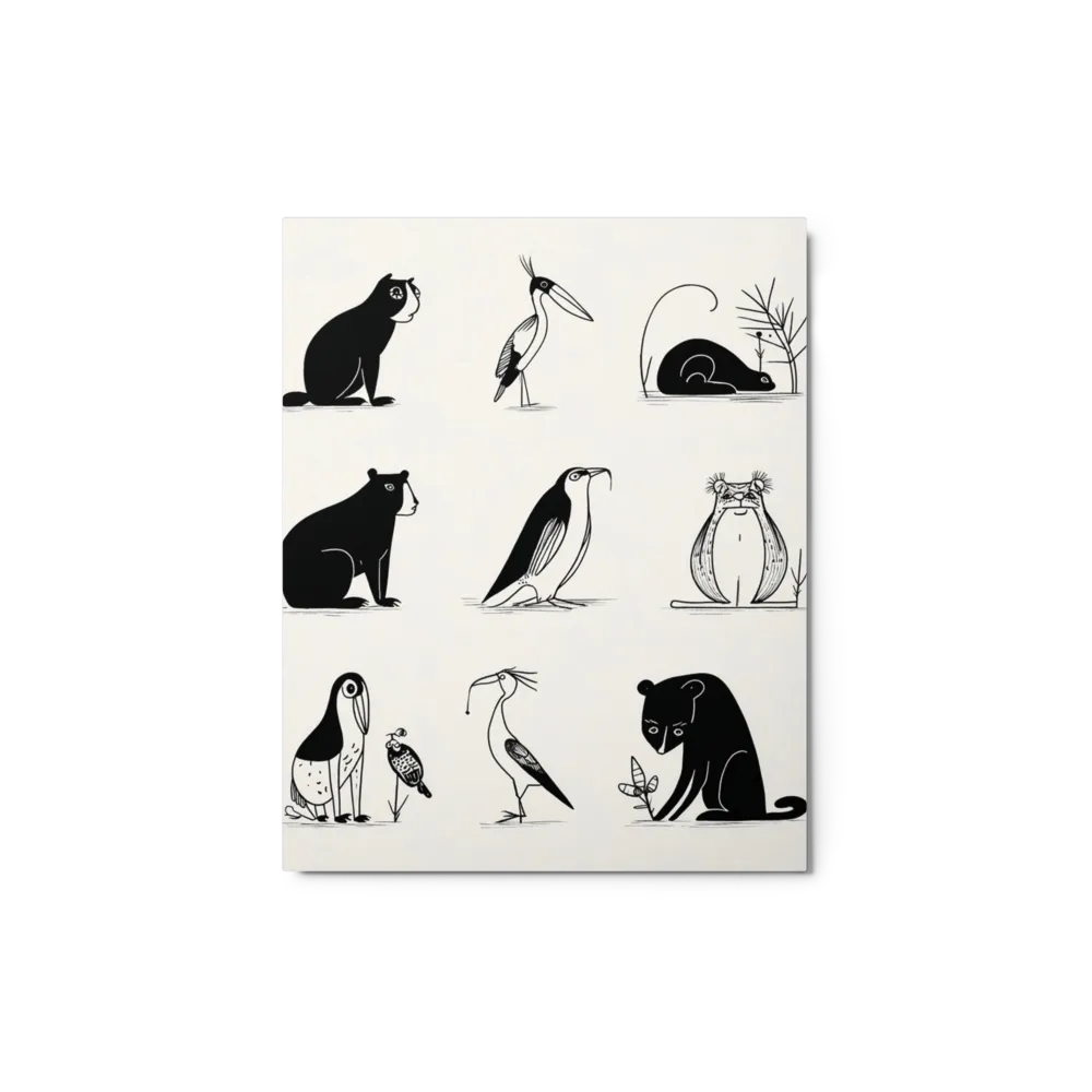 Minimalist Wildlife Grid